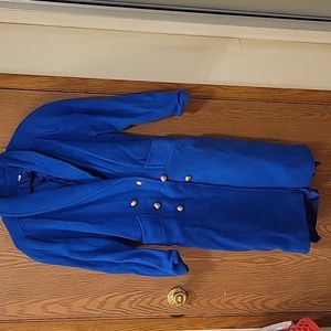 Cobalt Blue Wool Coat Size 4
